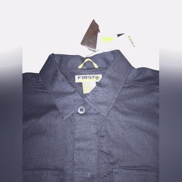 Mens First Tactical Work Shirt. Dark Blue. New with tags. - Picture 4 of 7